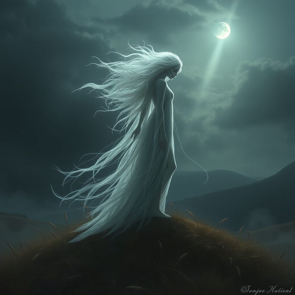 Ethereal Banshee Howl on Windswept Hill