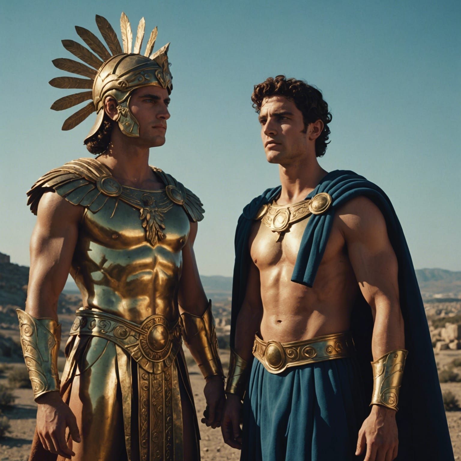 Apollo and Hyacinth: A Dramatic Film Still