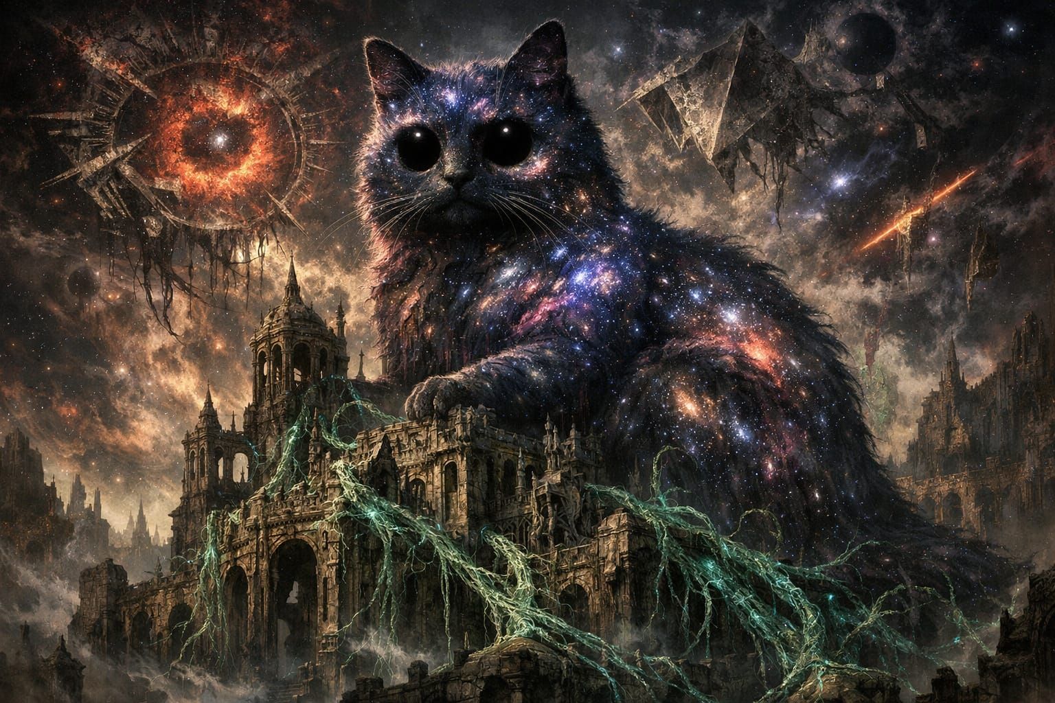 Cosmic Purracle 🌌🐈‍⬛ ✨