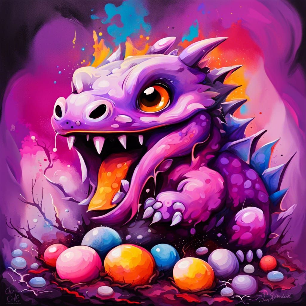 Little chubby dragon