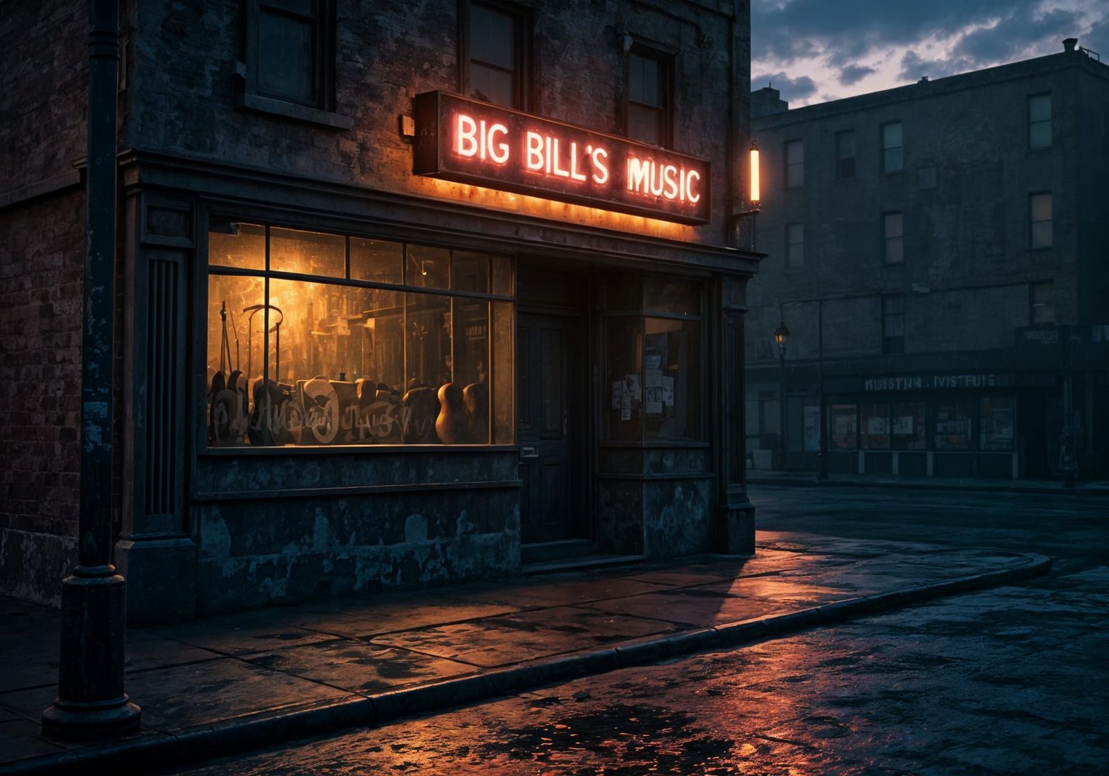 Twilight Music Shop on Desolation Row