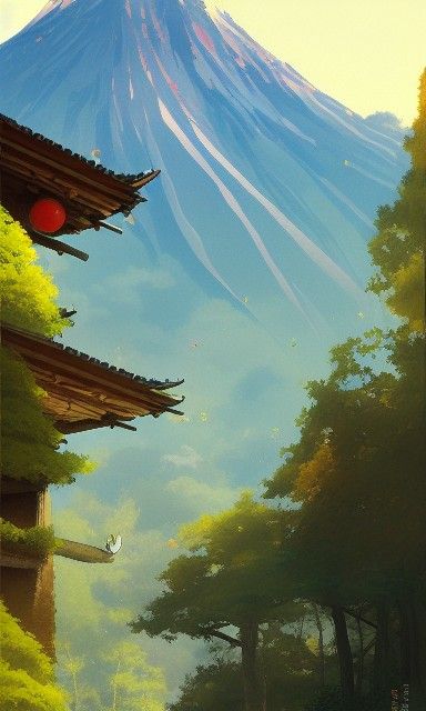 Slovakia Morning: Studio Ghibli-Inspired Portrait