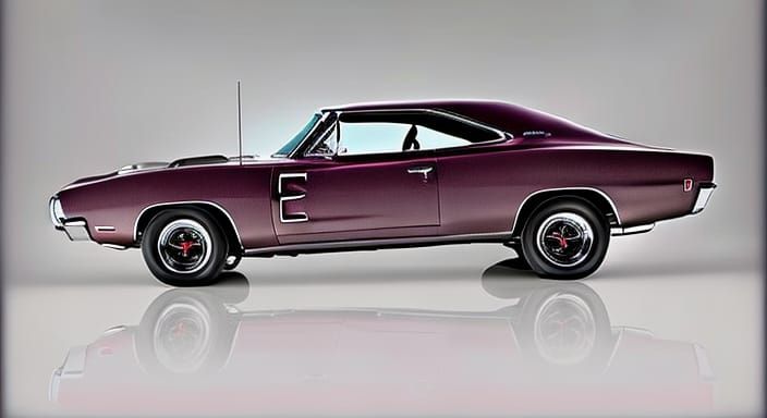 1969 Dodge Charger: Hyperrealistic Professional Car Photogra...