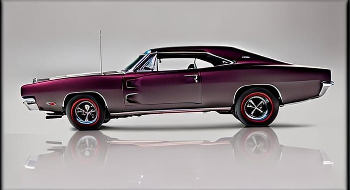 Detailed 64k Photo of 1969 Dodge Charger