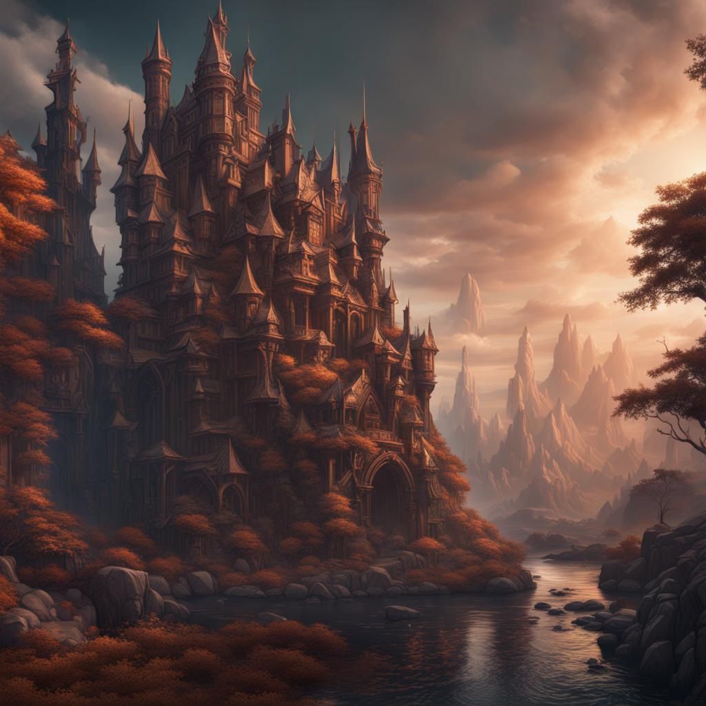 Detailed Matte Painting of a Discount Offer