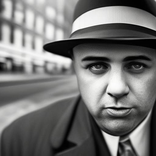 Al Capone Portrait in New York