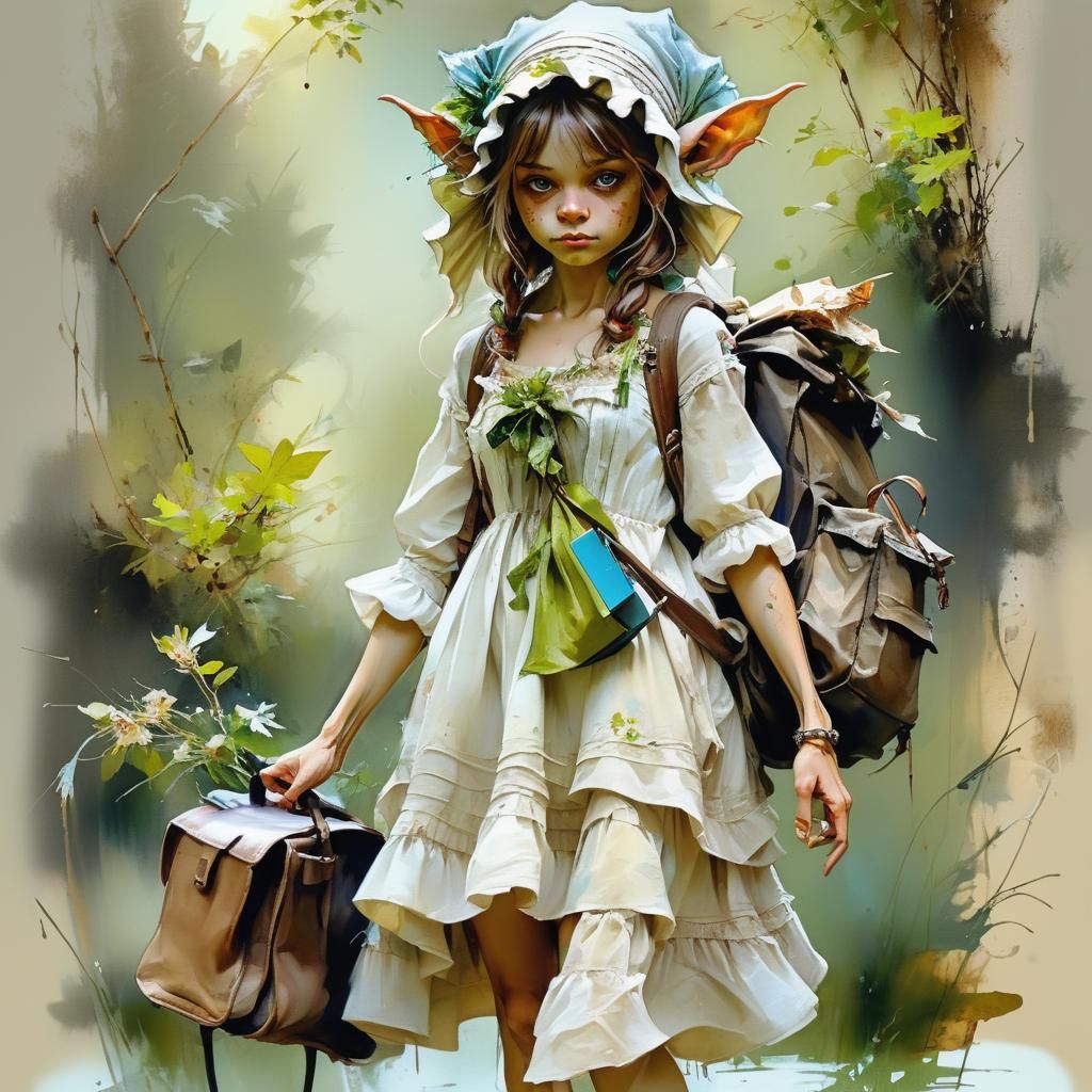 Little Goblin Going Back to School