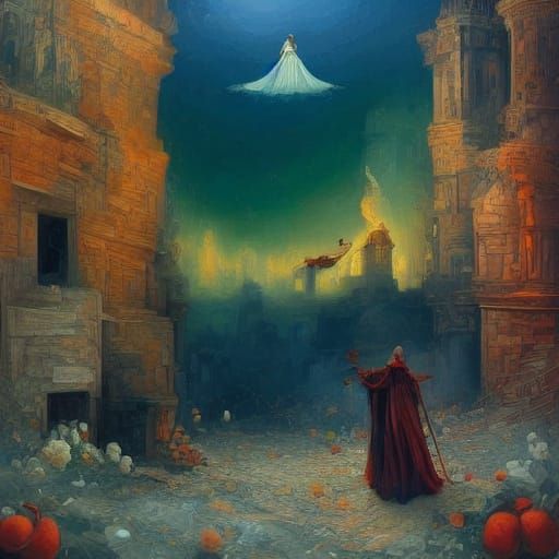 Damsel in Dramatic Peril as Knight Charges to the Rescue in ...