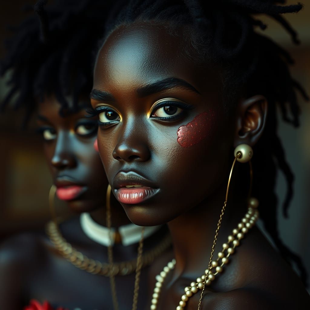 Avant-Garde Models in Bold, Edgy Fashion Photography