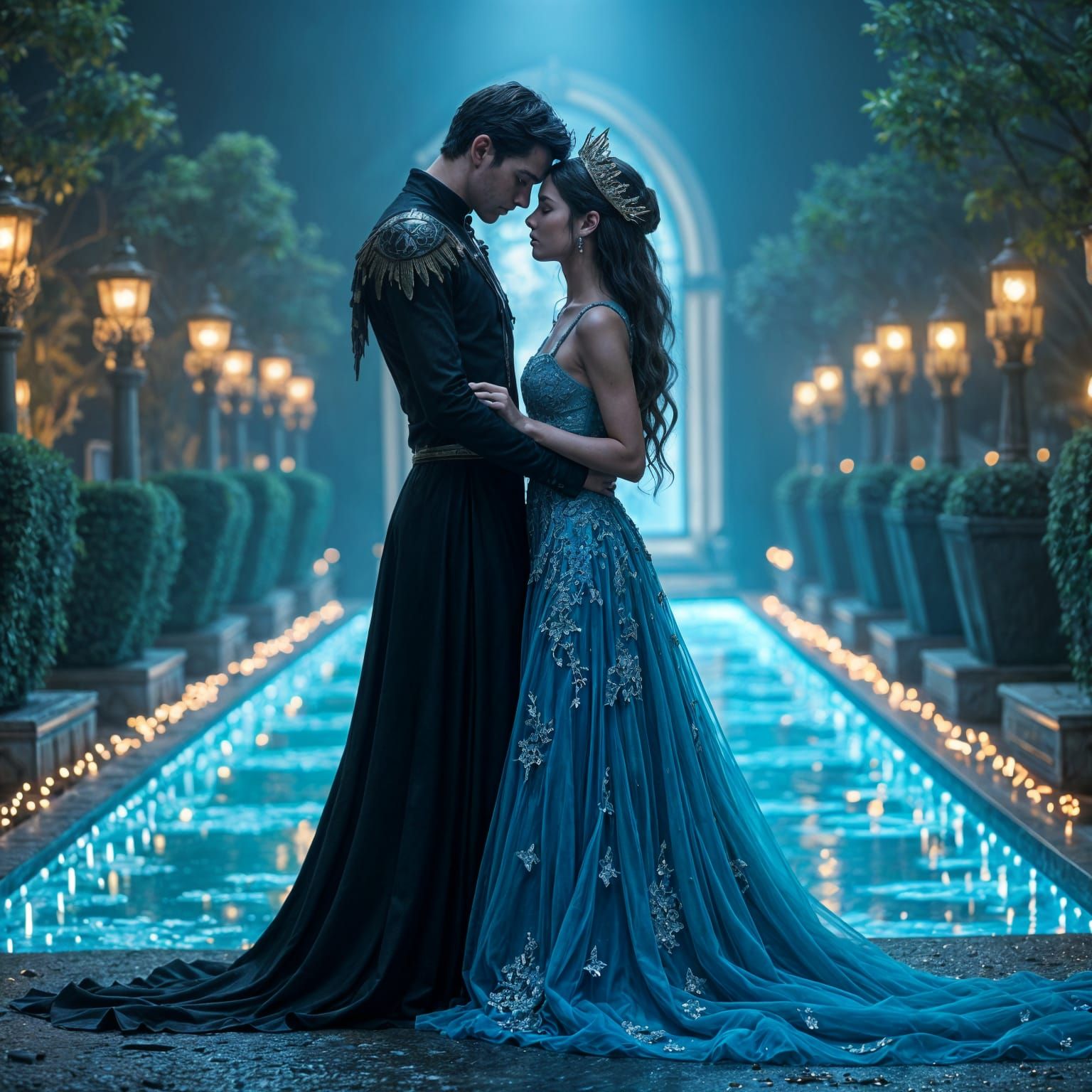 Romantic Starfall Fantasy Art