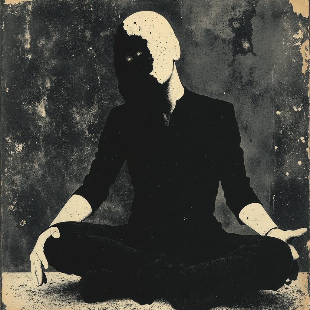 Tormented Devil in Gothic H.R. Giger Style