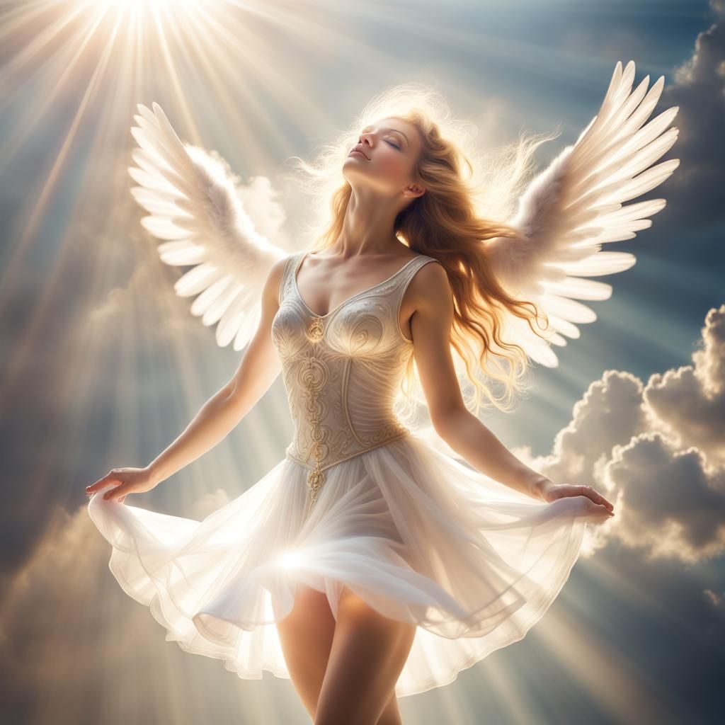 Angel Dancer in Divine Sunshine