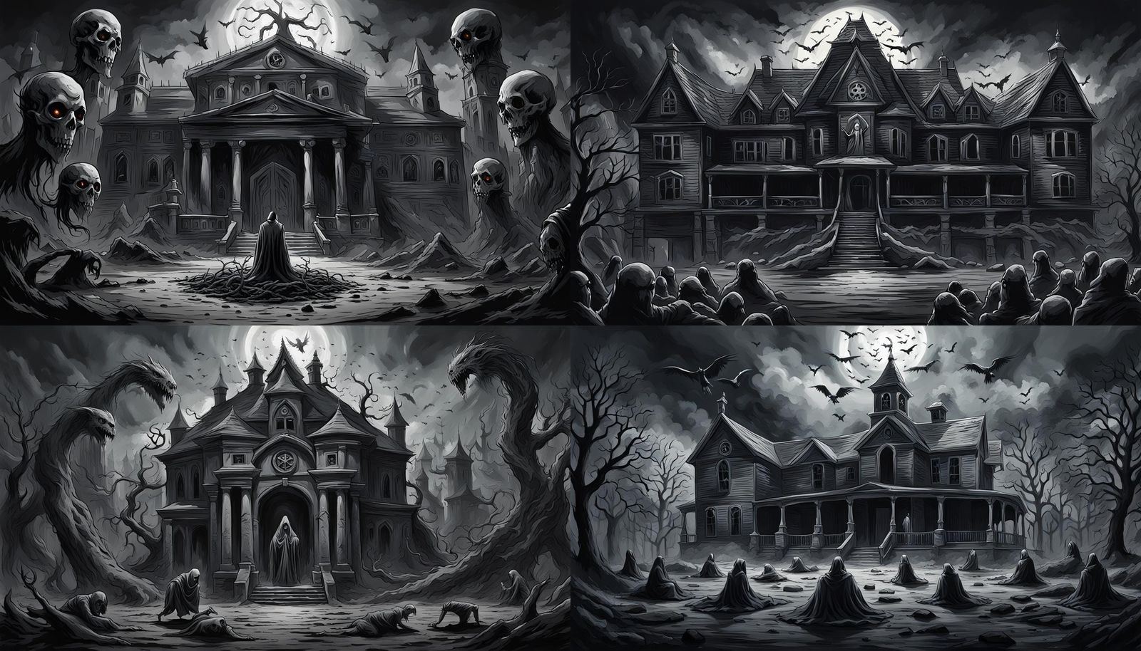 Monochromatic Horror: Summoning of Evil