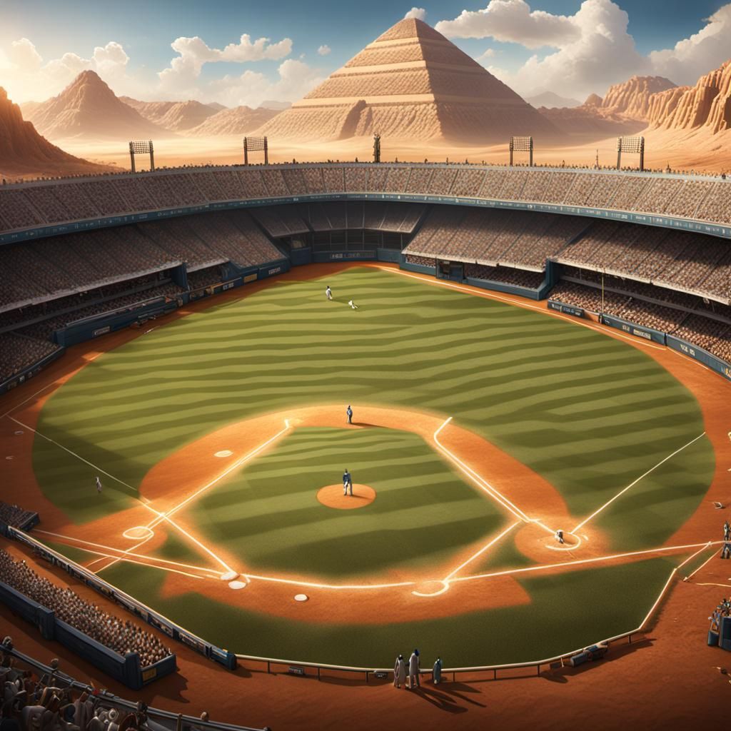 Epic Baseball Game: Gods of Greece vs Egypt