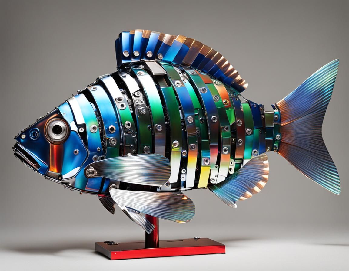 Hard Drive Fish: A Technological Creation