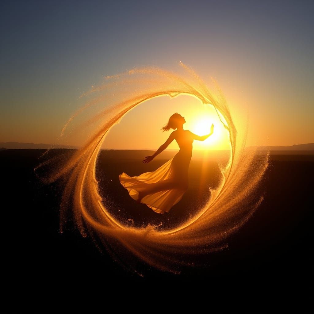 Rhythmic Cosmos: Universal Law in Digital Art