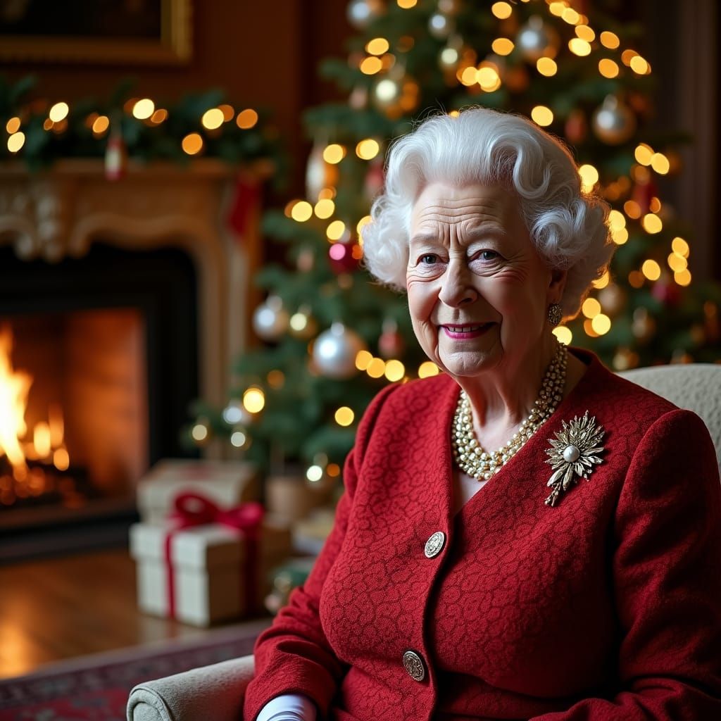 Queen Elizabeth II Christmas Broadcast: Cinematic Still