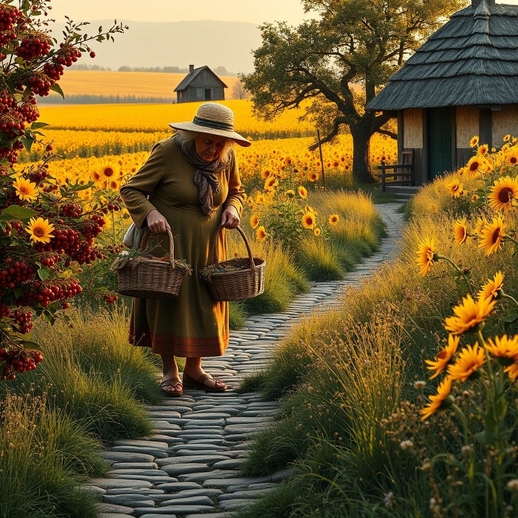 Warmth of Autumn Harvest in Earthy Tone