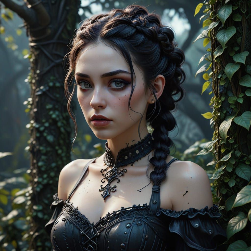 Gothic Goddess in Dark, Twisted Wonderland