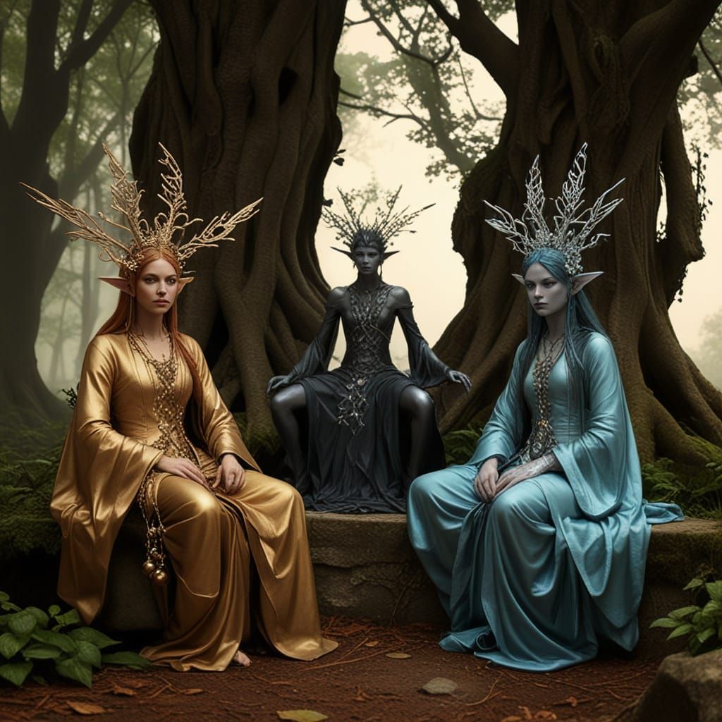 Metal Elves in Fairy Council: Magical Realism