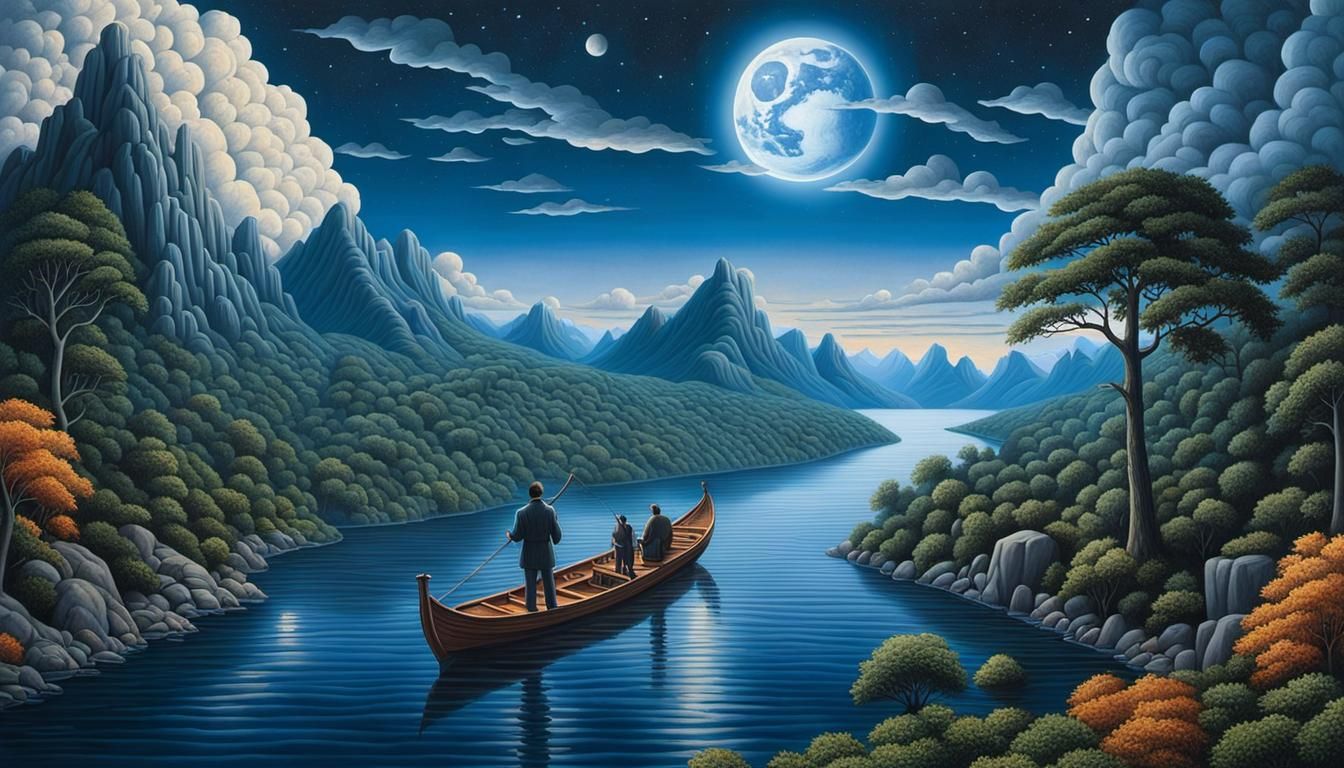 10 pictures (3): Similar Rob Gonsalves was born in Toronto, Canada. Painter of surrealist paintings with a photorealisti...