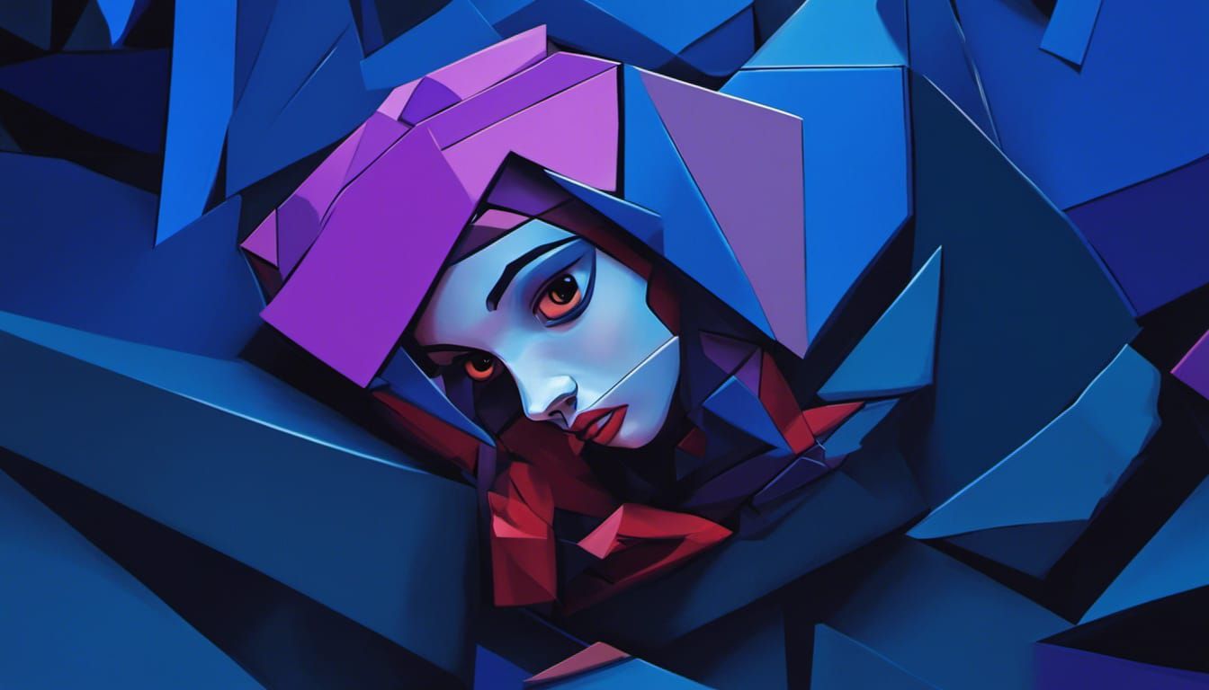 Traumatized Girl's Birthday Fear: A Cubist Painting