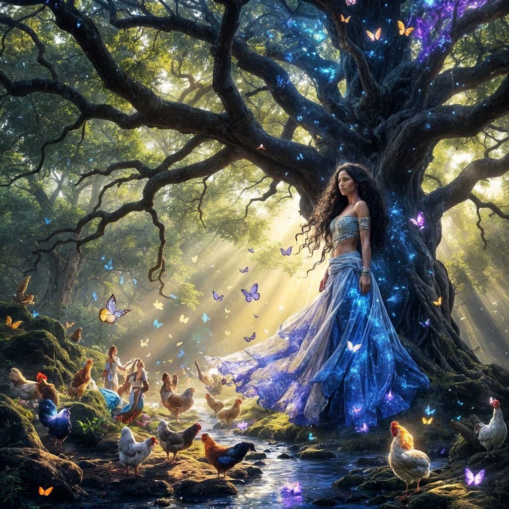 Mayan Woman Imbues Earth with Cosmic Energy