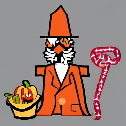 Rooster Veterinarian Halloween Icon for Graphic Design