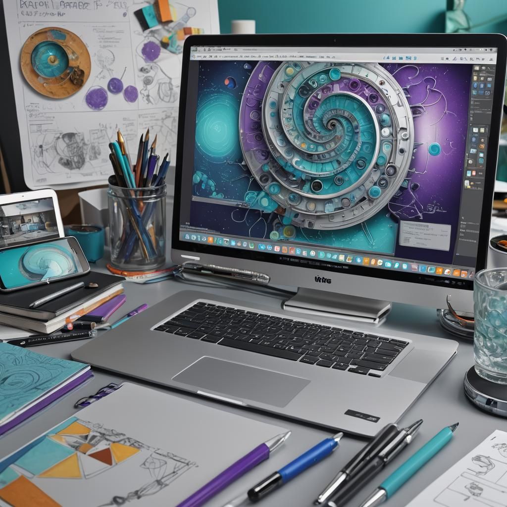 Vibrant Product Image Editing Software in Hyper-Realistic St...