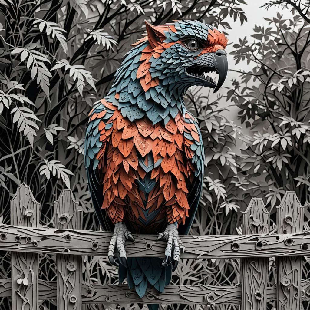 Intricate Kirigami Paper Art Design
