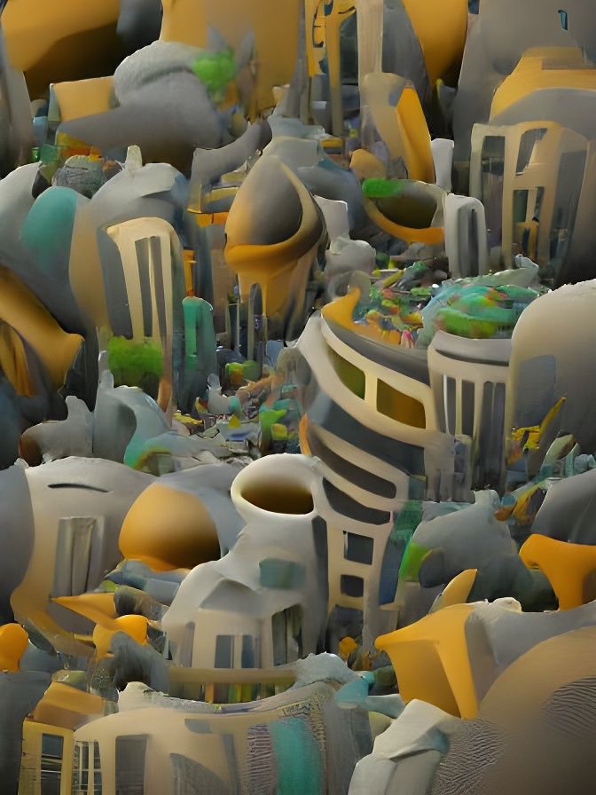 Hyperdetailed Doomscape Cityscape in 8K