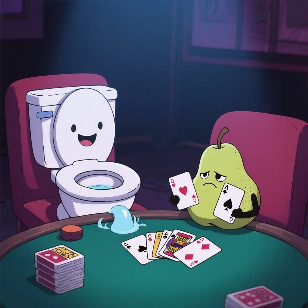 A flush will always beat a pear