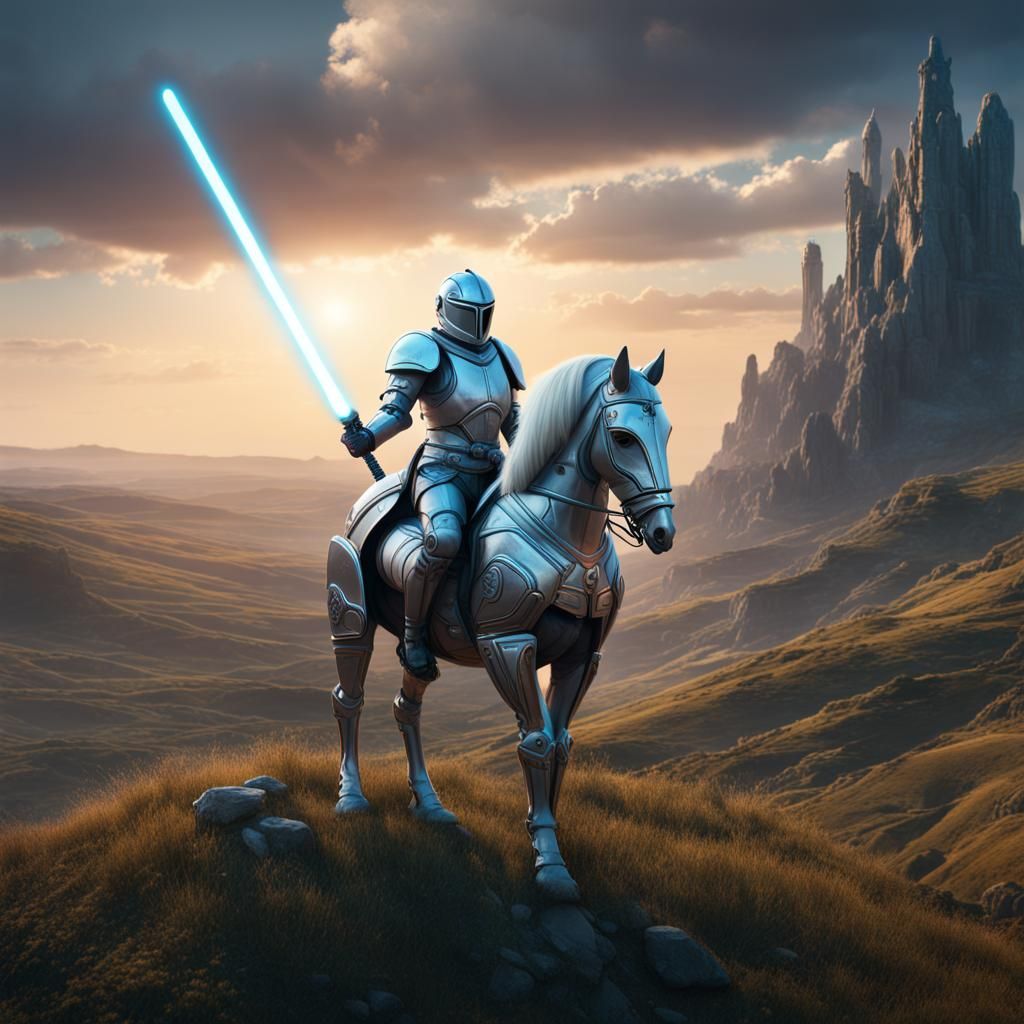 Time Traveler - Medieval Cyborg Warrior