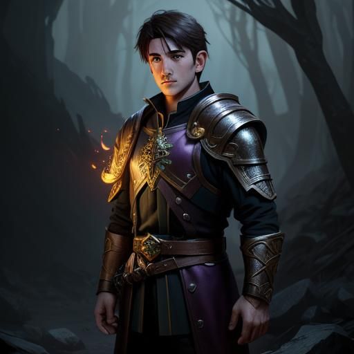 Halfling Cleric Concept Art in Dark Fantasy Style