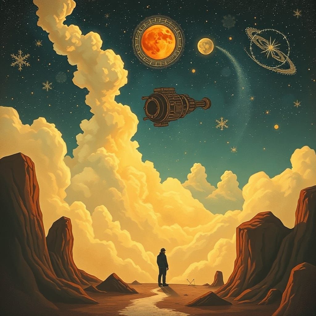 Abstract AI Interpretation of Poetic Definition