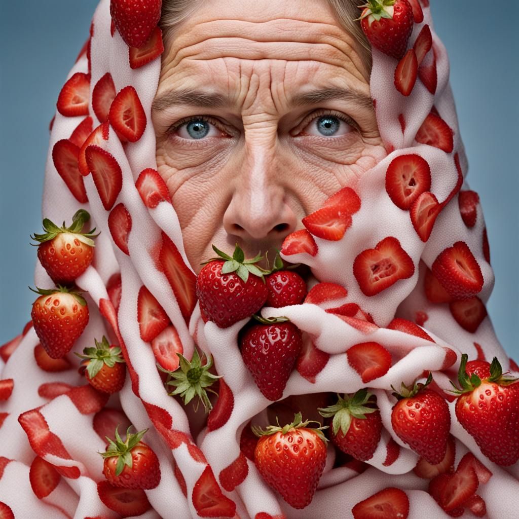 Professional Close-Up Portrait in Studio Lighting