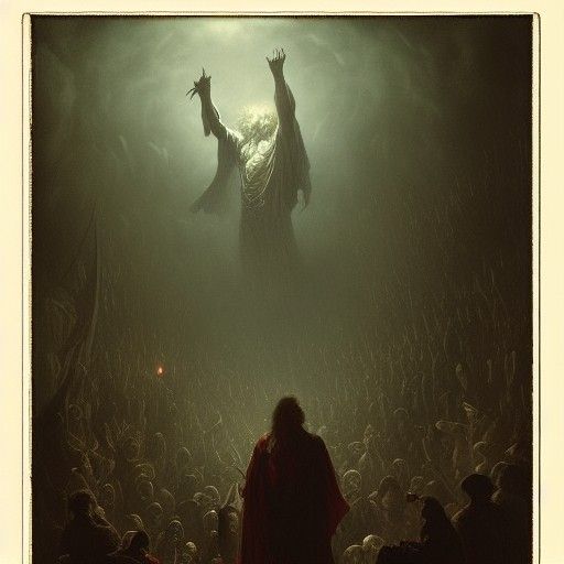 Rage of Reason: Gothic Horror Illustration