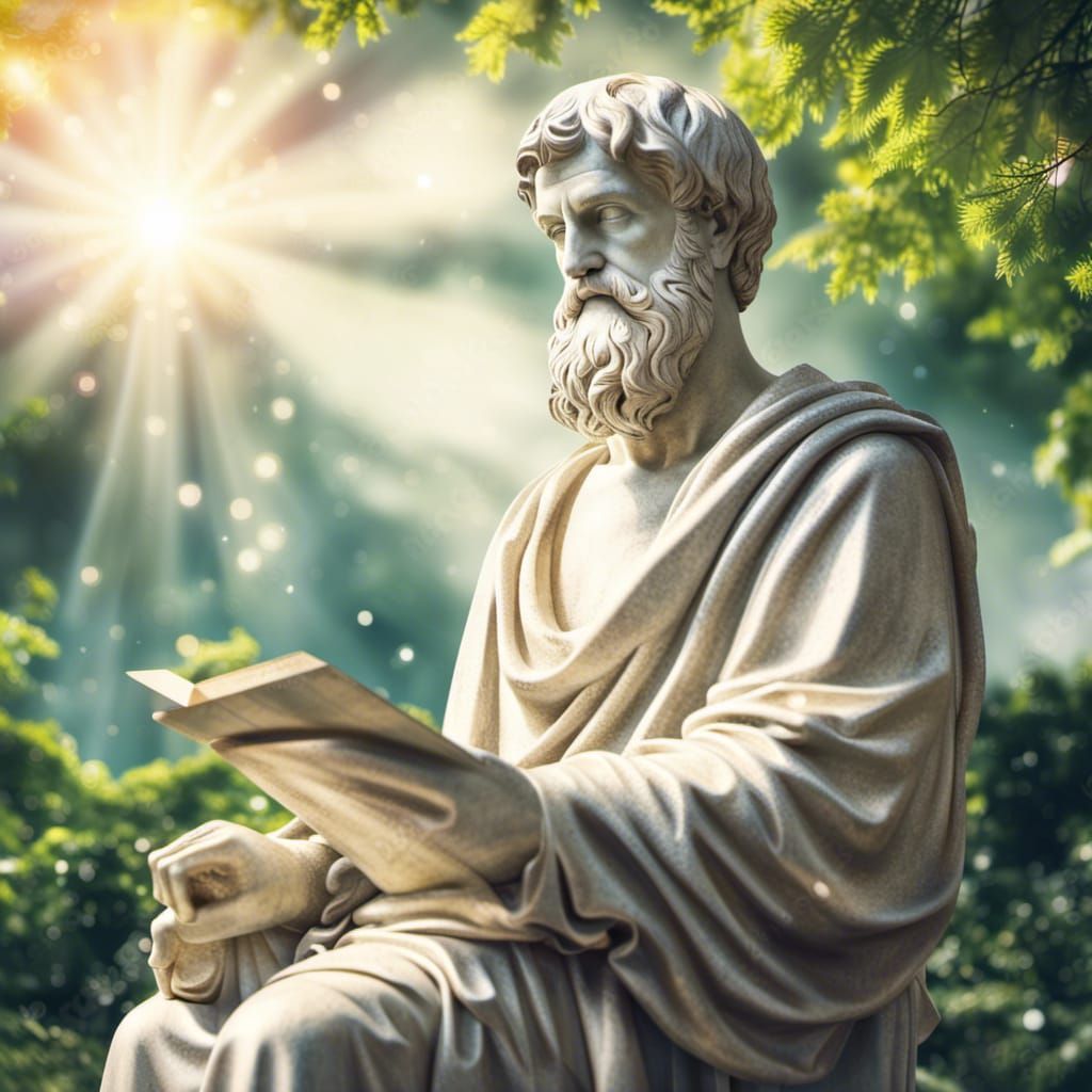 Aristotle in a Garden of Divine Light