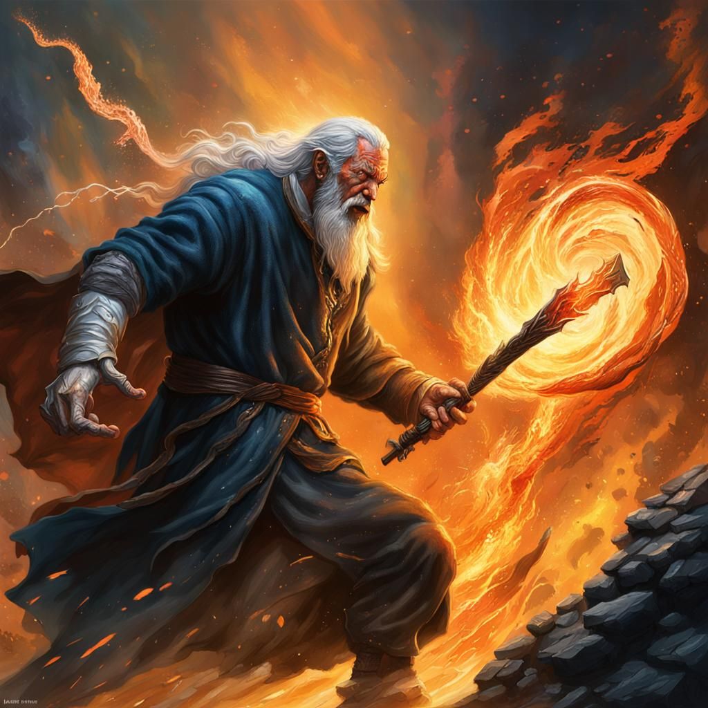 Epic Balrog vs Gandalf Battle Scene