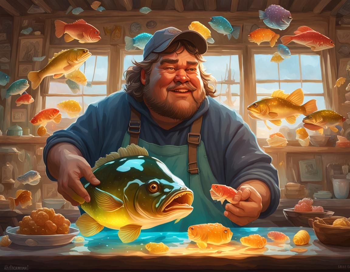 Fat Minnesota Dan Catching His Jelly Walleye