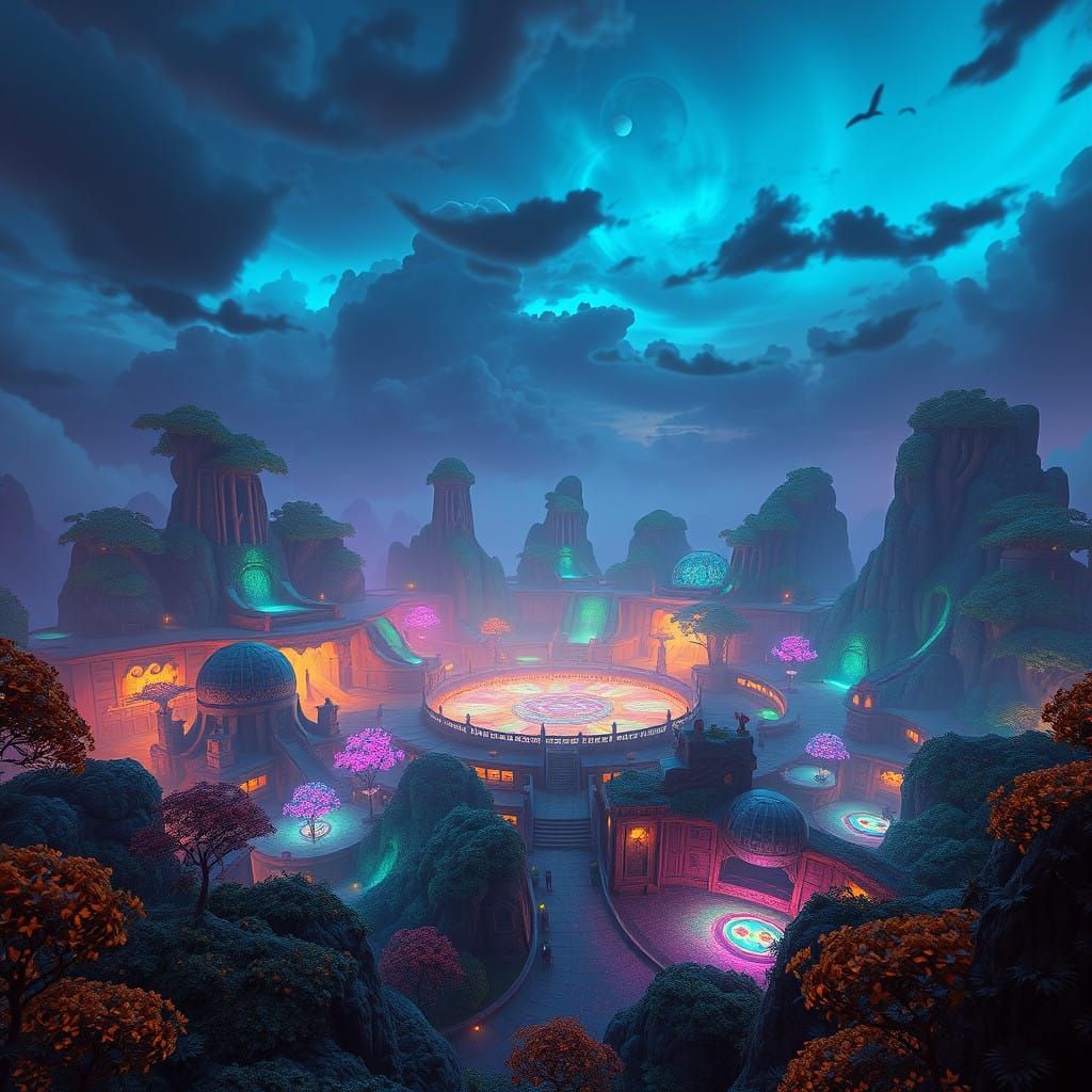 Whispers of the Ancients in a Cyberpunk Clootball Arena