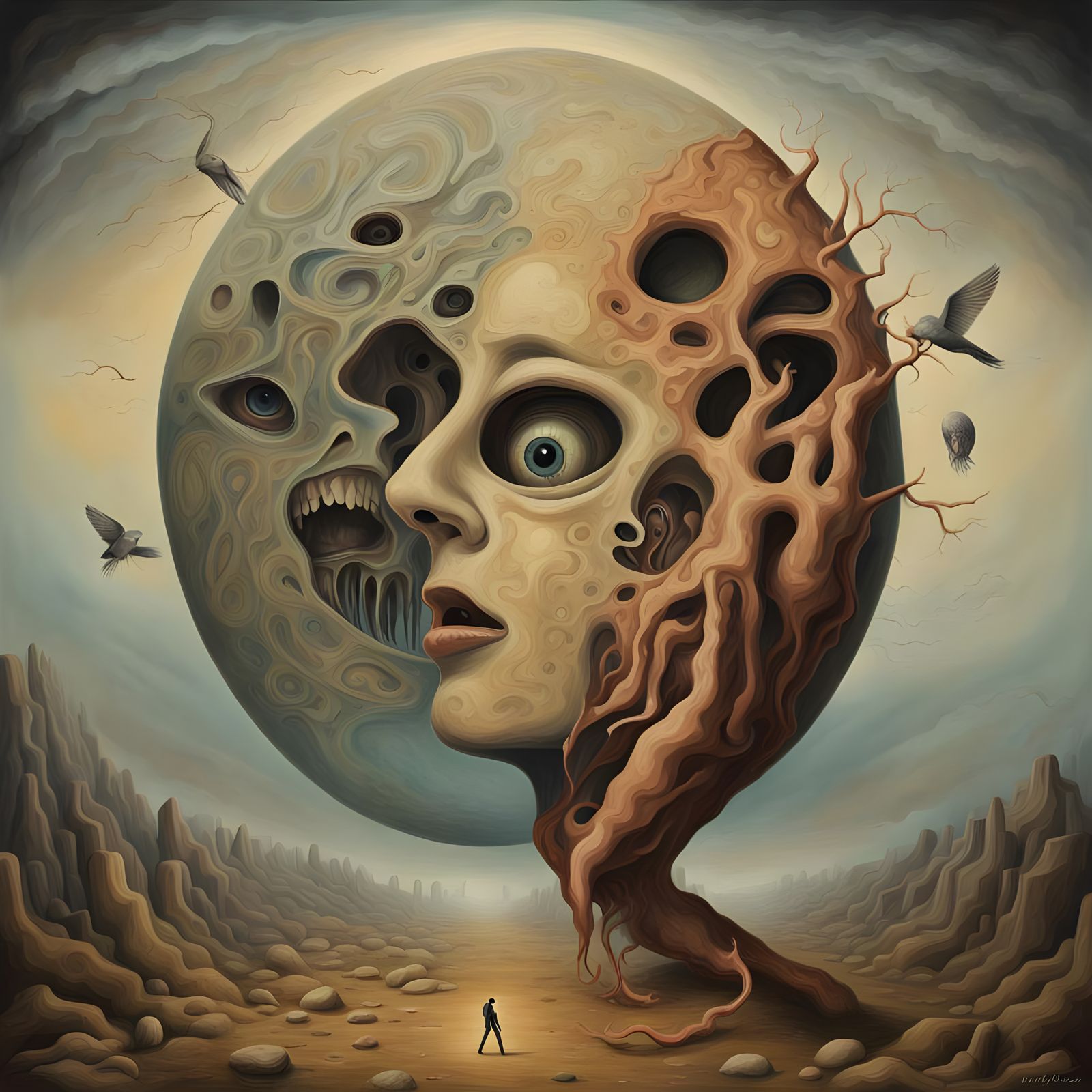 Abstract Surrealism: The Horror of Mortality