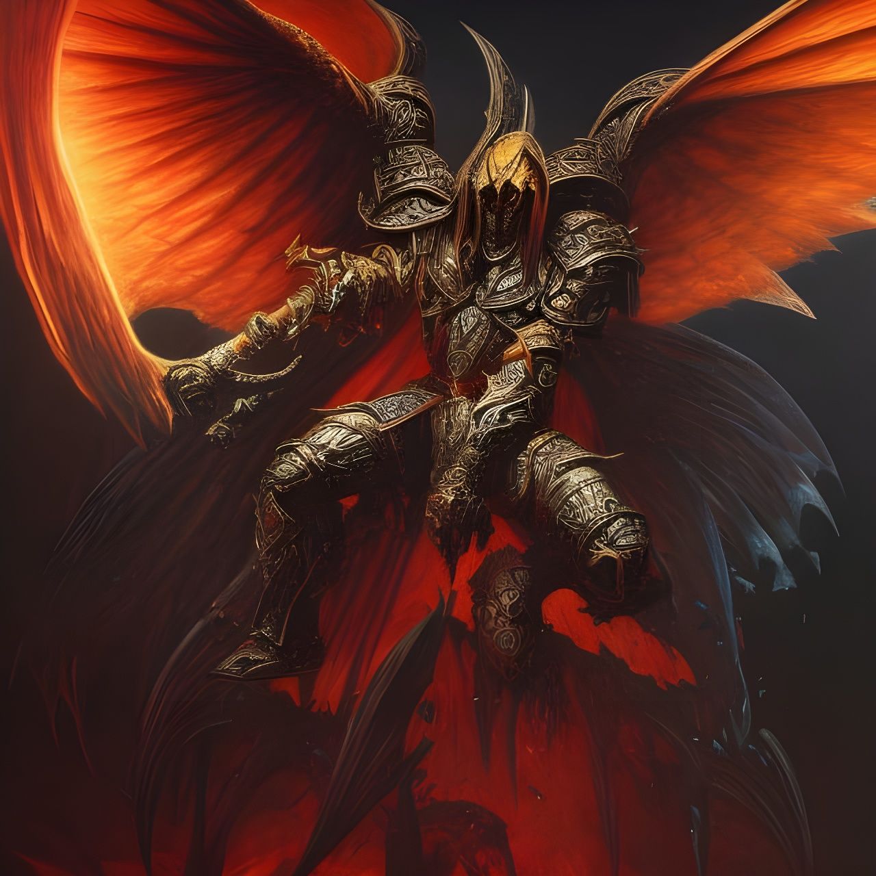 Tyrael: Diablo 2 Lord of Destruction Digital Painting