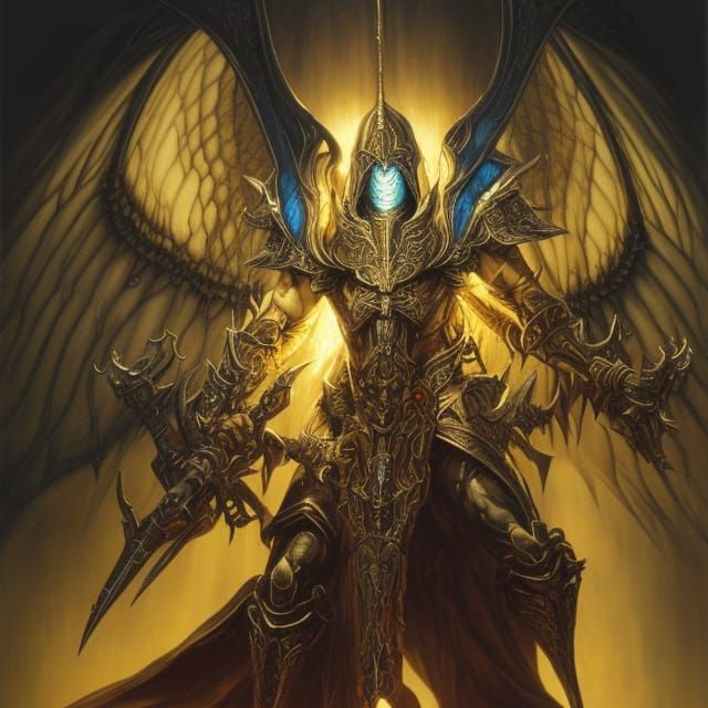 Tyrael, Diablo 2: Lord of Destruction in Hyperrealism