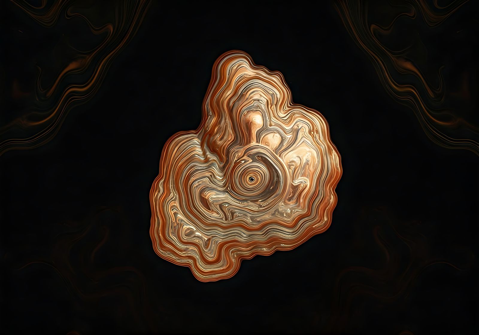 Surreal Abstract Landscape in Vibrant Colors