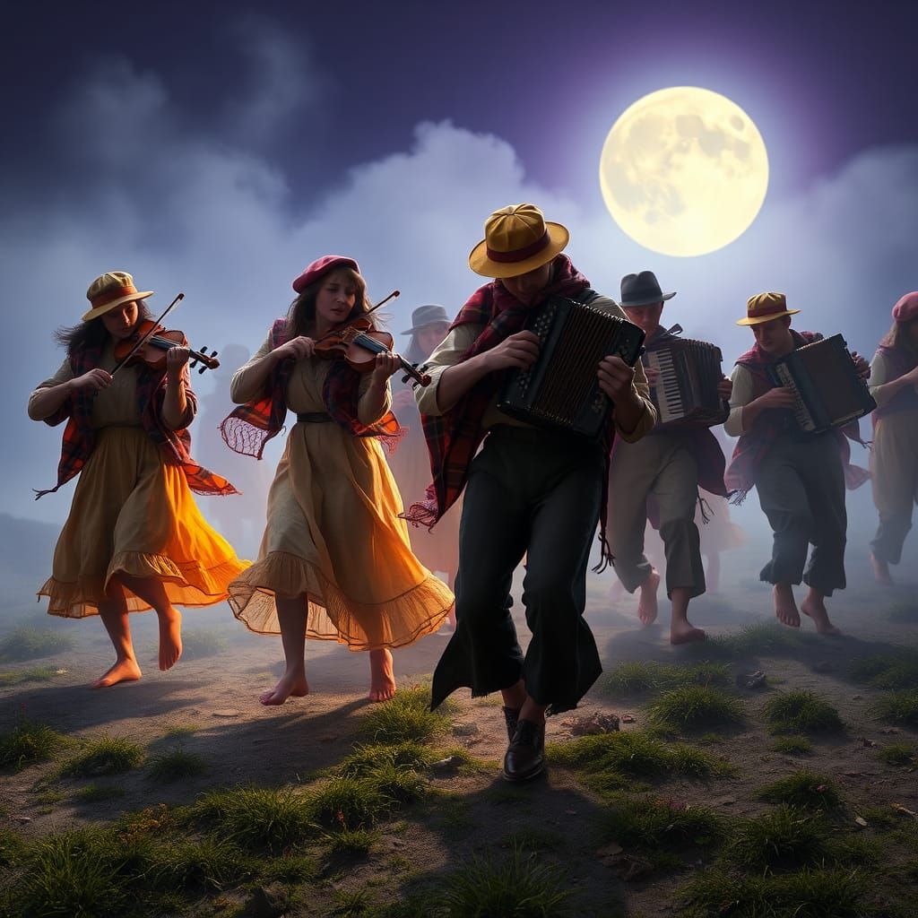 Dexys Midnight Runners Inspired Dark Fantasy Art