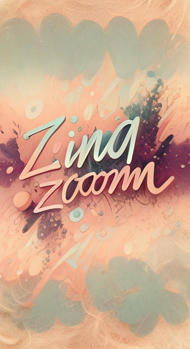 Abstract Typography with Dynamic Bokeh Effect