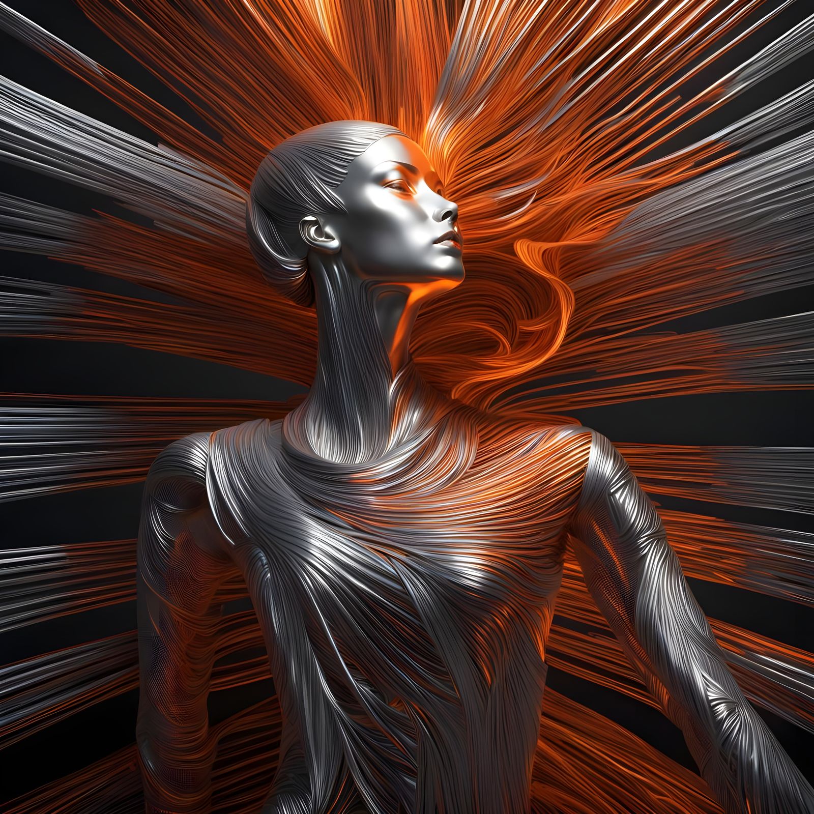 Surreal Dichromatic Landscape by Digital Artist