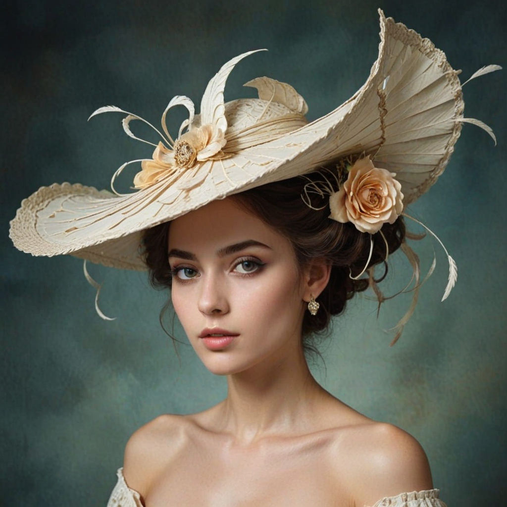 Surrealist Accordionist Melts into Matte Canvas