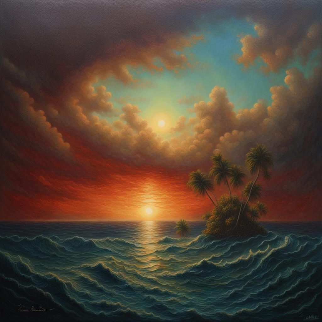 Stunning Magnetic Vision, Caribbean oceanographer, deep colo...